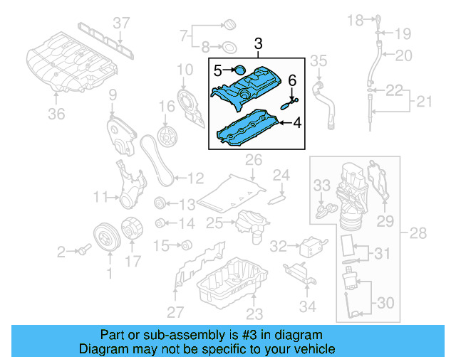Valve Cover 022-103-429-AA - View 5