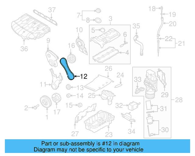 Timing Belt 06D-109-119-B - View 6
