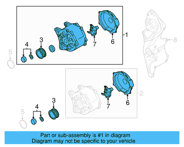 Alternator 06F-903-023-F - View 5