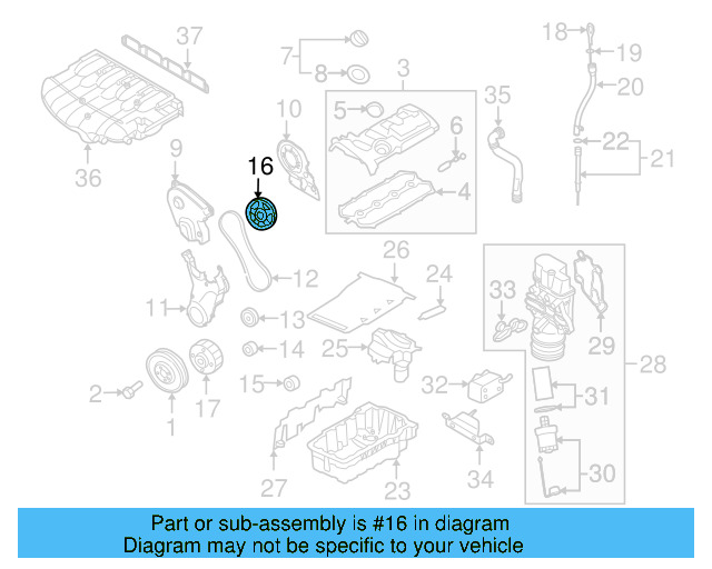 Engine Timing Camshaft Sprocket 06D-109-111-B - View 2