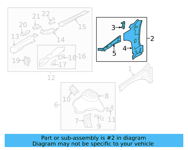 Inner Reinforced 5G1-802-124-B - View 9