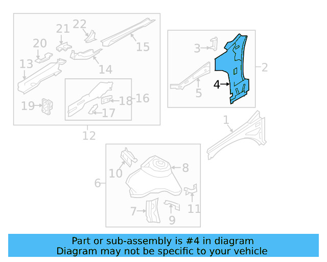 Jacking Bracket 5Q0-802-847 - View 12