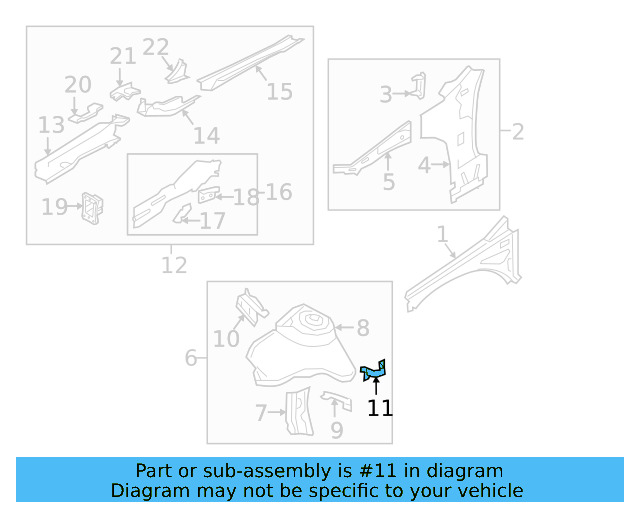 Reinforcement 5Q0-805-078-D - View 6