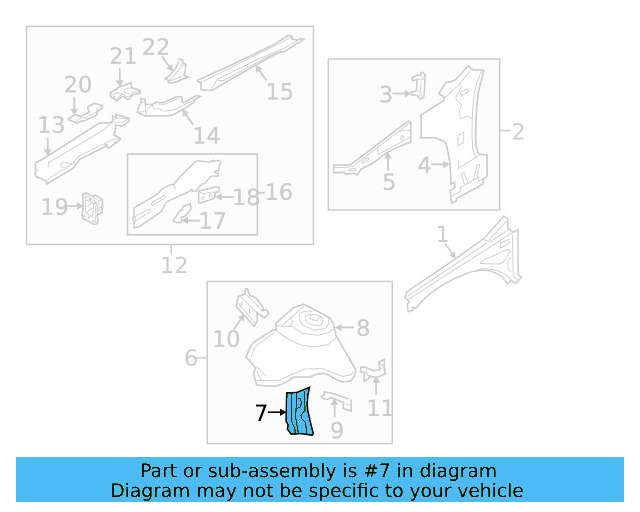 Reinforcement 5Q0-805-078-D - View 14