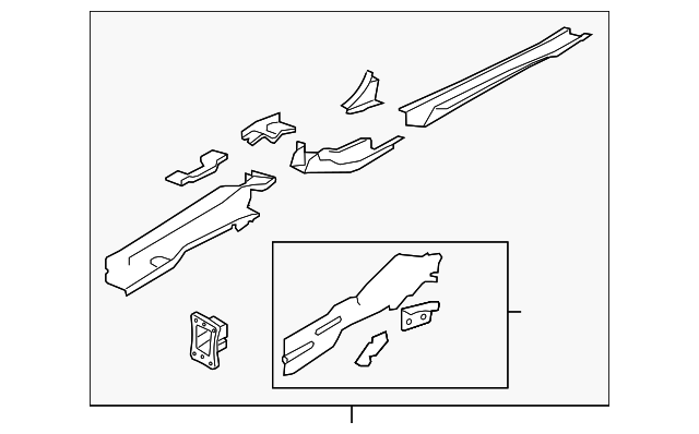 Side Member Assembly 5Q0-803-092-P - View 18