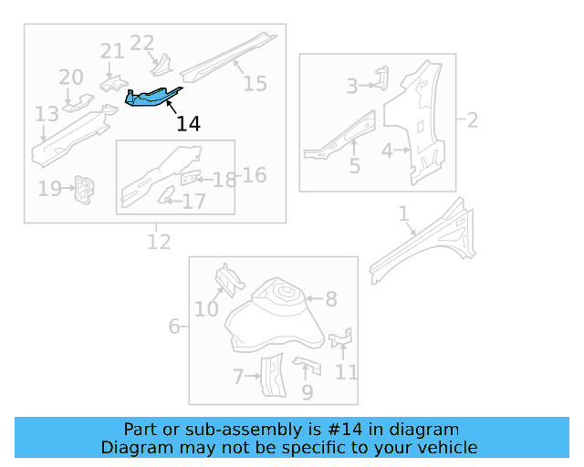 Side Member Extension 5Q0-803-209