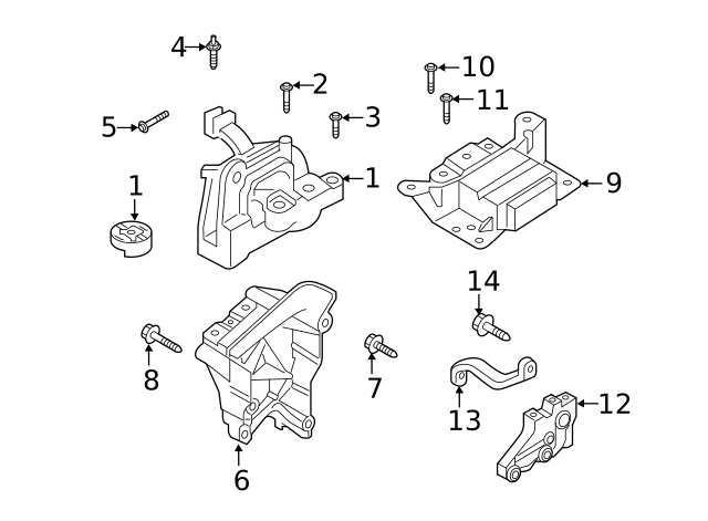 Motor Mount Stud N-910-296-02 - View 5