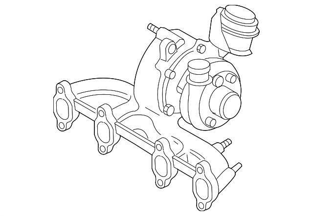 Exhaust Manifold 03G-253-016-KX - View 6