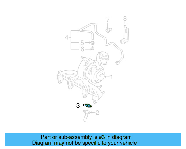 Return Line Gasket 028-145-757 - View 7