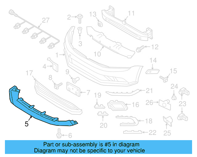 Lower Deflector 5C6-805-903-F-9B9 - View 3