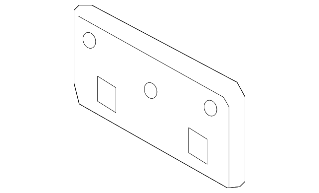 License Bracket 5C6-807-285-D-9B9