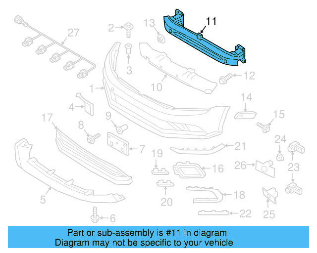 Impact Bar 5C6-807-109-B - View 18