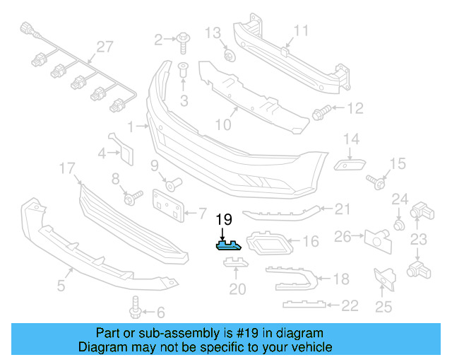 Upper Molding 5C6-853-510-9B9 - View 4