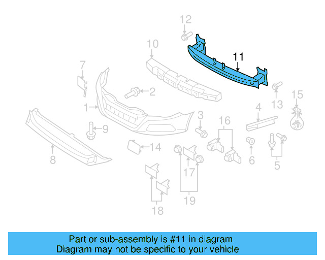 Impact Bar 3C0-807-109-C - View 12
