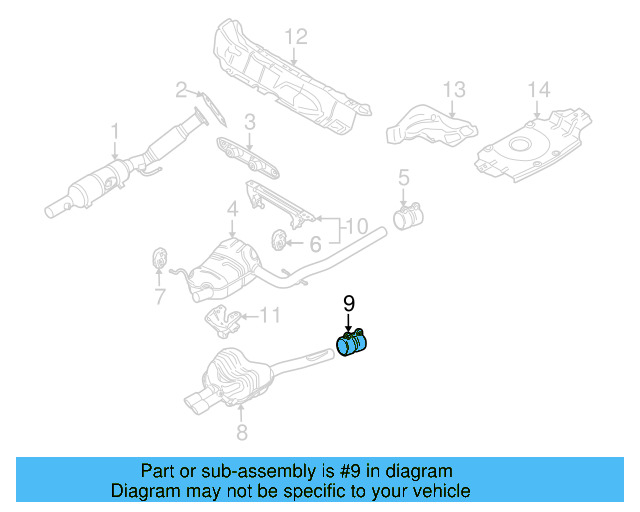 Muffler & Pipe Clamp 1K0-253-141-H - View 8