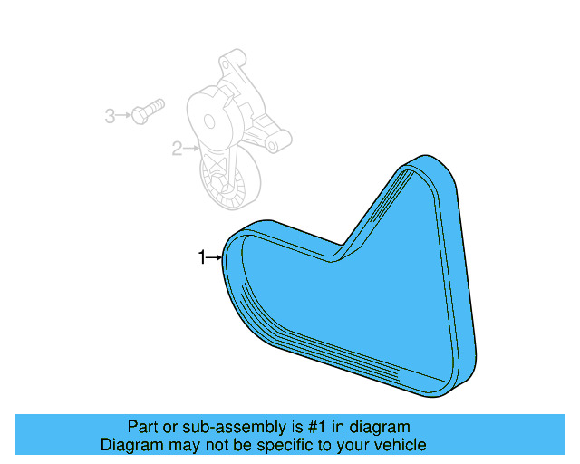 Serpentine Belt 06F-260-849-L - View 23
