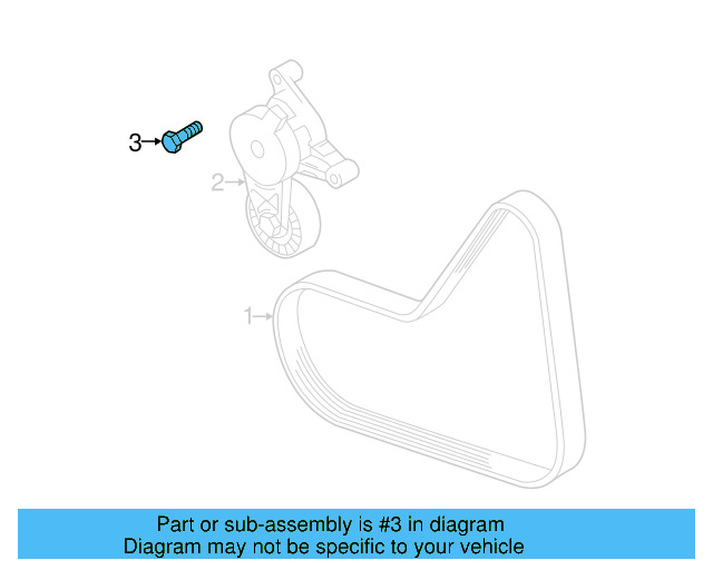 Belt Tensioner Bolt N-102-683-04 - View 8