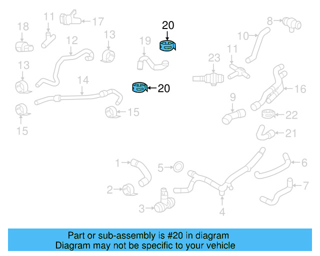 Lower Hose Clamp N-906-871-01 - View 96