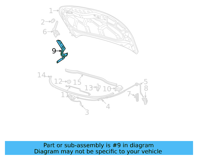 Hinge 11A-823-301 - View 3