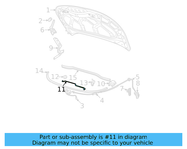 Support Rod 11A-823-363-A - View 3