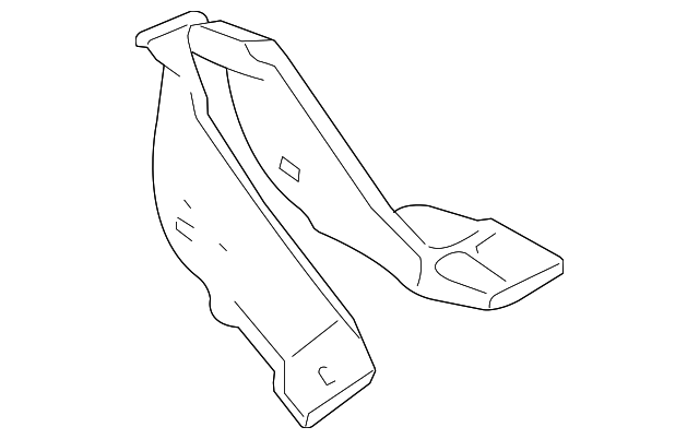 Duct 1J0-819-803-A - View 3