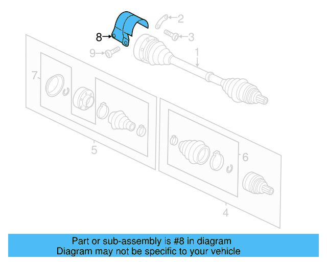 Cv Joint Splash Shield 1J0-407-721-C - View 39
