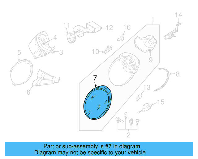 Lens 1C0-941-115-D - View 2