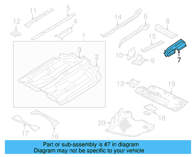 Seat Support 1K0-802-569-B - View 34