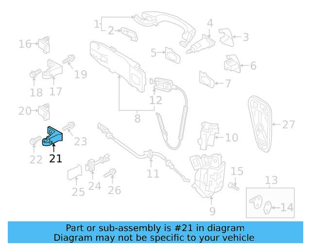Upper Hinge 8V5-833-404-C - View 4