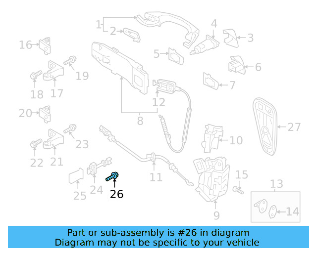 Door Check Bolt N-912-032-04