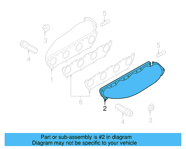 Exhaust Manifold 077-253-033-T - View 6