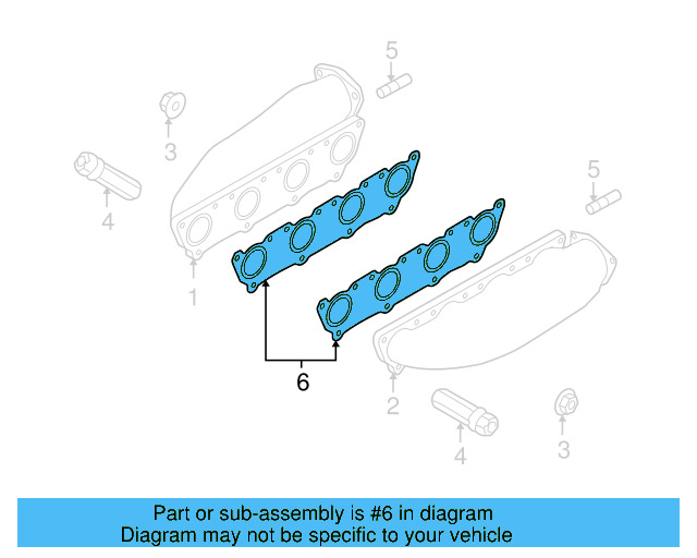 Manifold Gasket 077-253-039-C - View 7