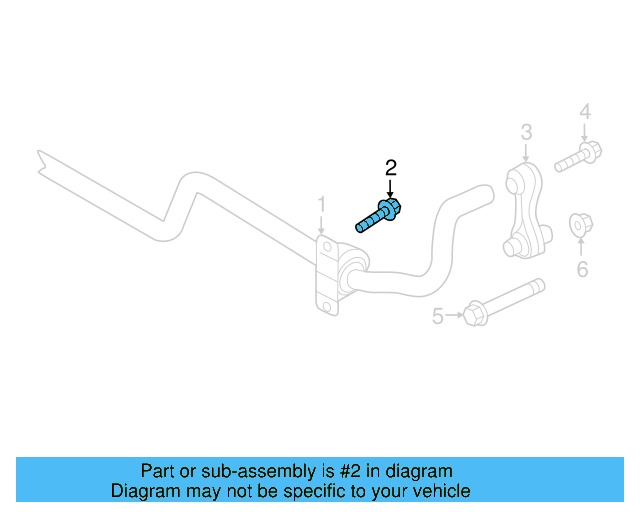 Stabilizer Bar Bolt N-107-658-01 - View 16