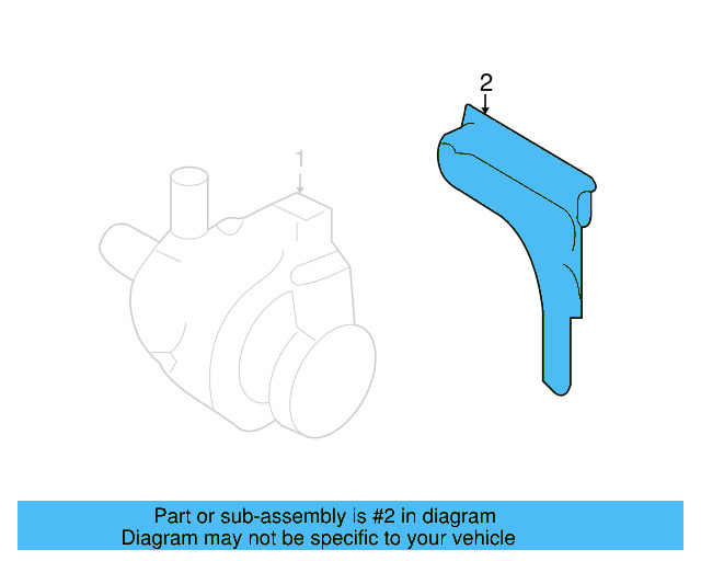 Auxiliary Pump Bracket 1K0-121-093-AR - View 9