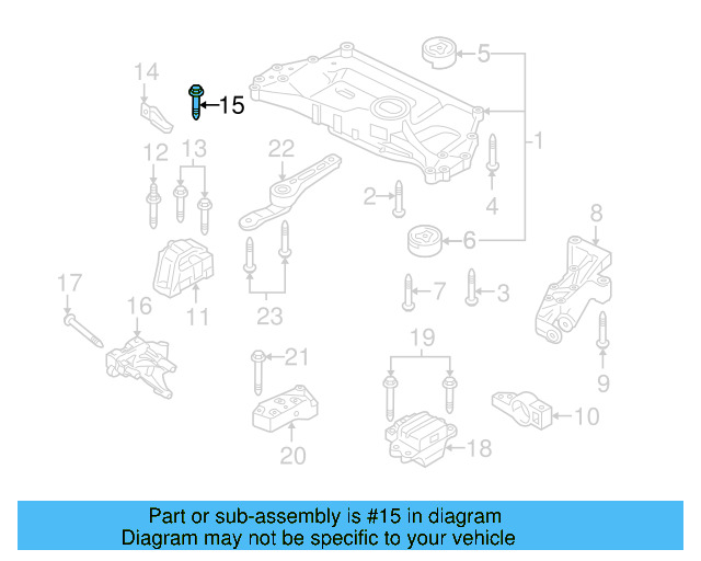 Gear Assembly Mount Bolt N-105-524-02 - View 145