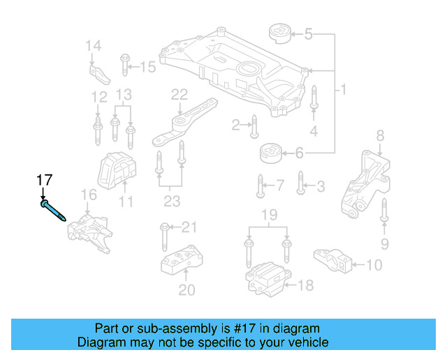 Gear Assembly Mount Bolt N-105-524-02 - View 42