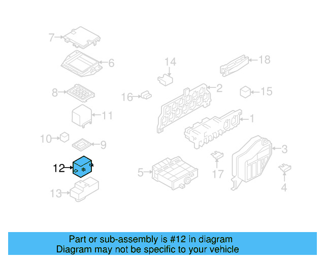 Relay Box 1C0-941-393-B - View 7