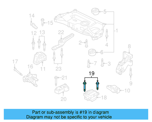 Gear Assembly Mount Bolt N-105-524-02 - View 148
