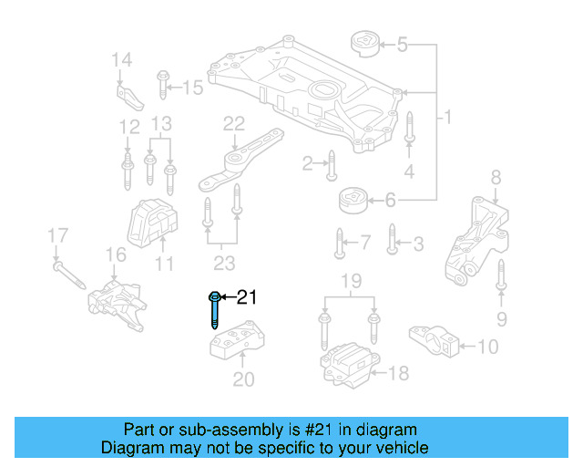 Gear Assembly Mount Bolt N-105-524-02 - View 146
