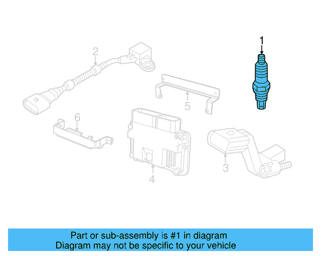Glow Plug 059-963-319-AB - View 12