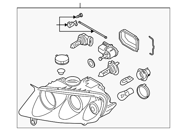 Headlamp Assembly 7L6-941-018-BL - View 2