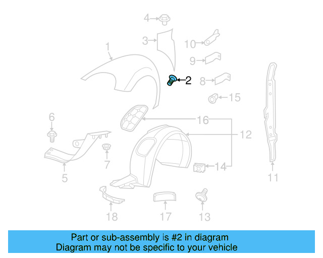 Fender Bolt N-905-298-04