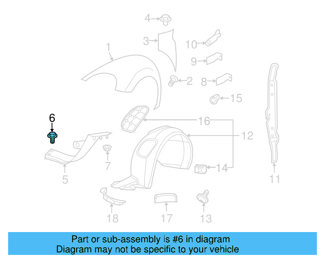 Fender Bolt N-100-091-10 - View 102