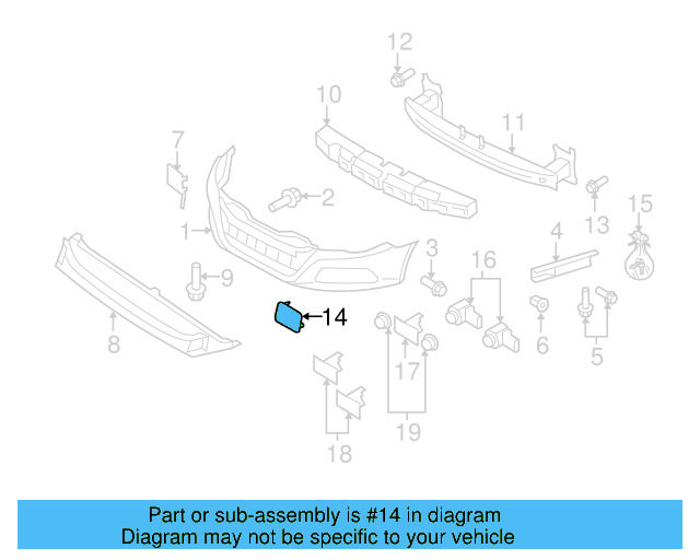 Cap (Unpainted) 3c8955110gru - View 6
