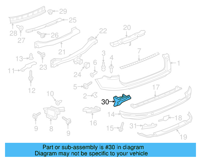 Bumper Cover Support Rail 7P6-807-573-A - View 15