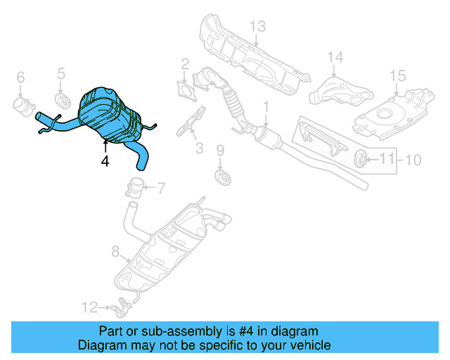 Muffler & Pipe 1Q0-253-209-R - View 3