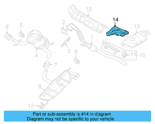 Heat Shield 1Q0-825-721-A - View 2