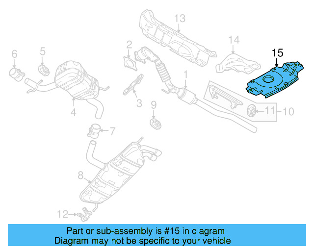 Exhaust Heat Shield 5K7-825-711 - View 27