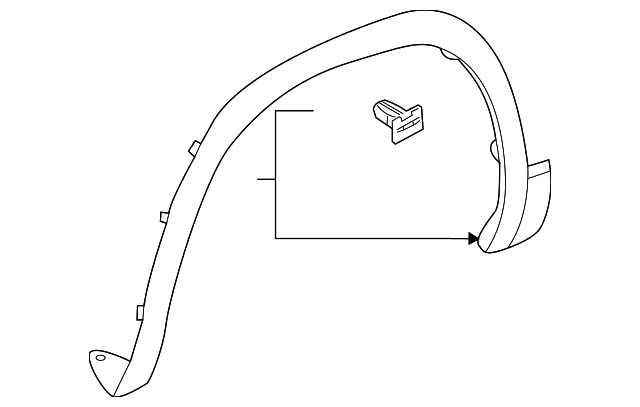 Wheel Opening Molding 3CM-853-718-9B9 - View 7