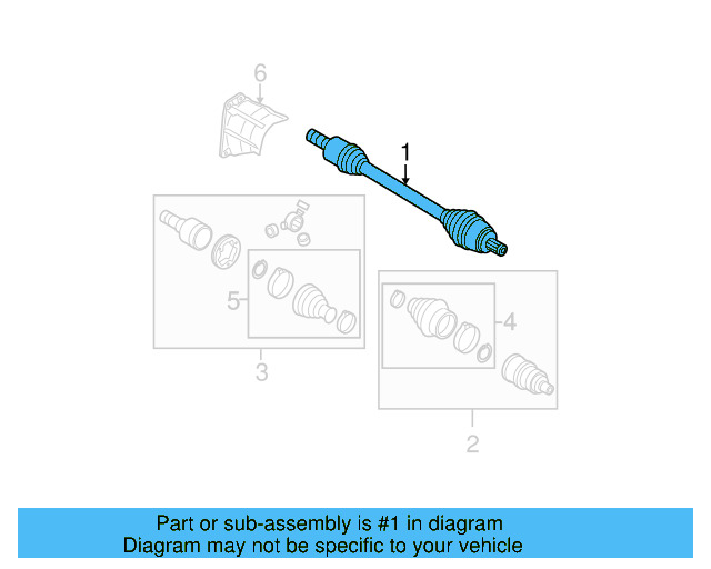 Axle Assembly 5Q0-407-272-DQ - View 8